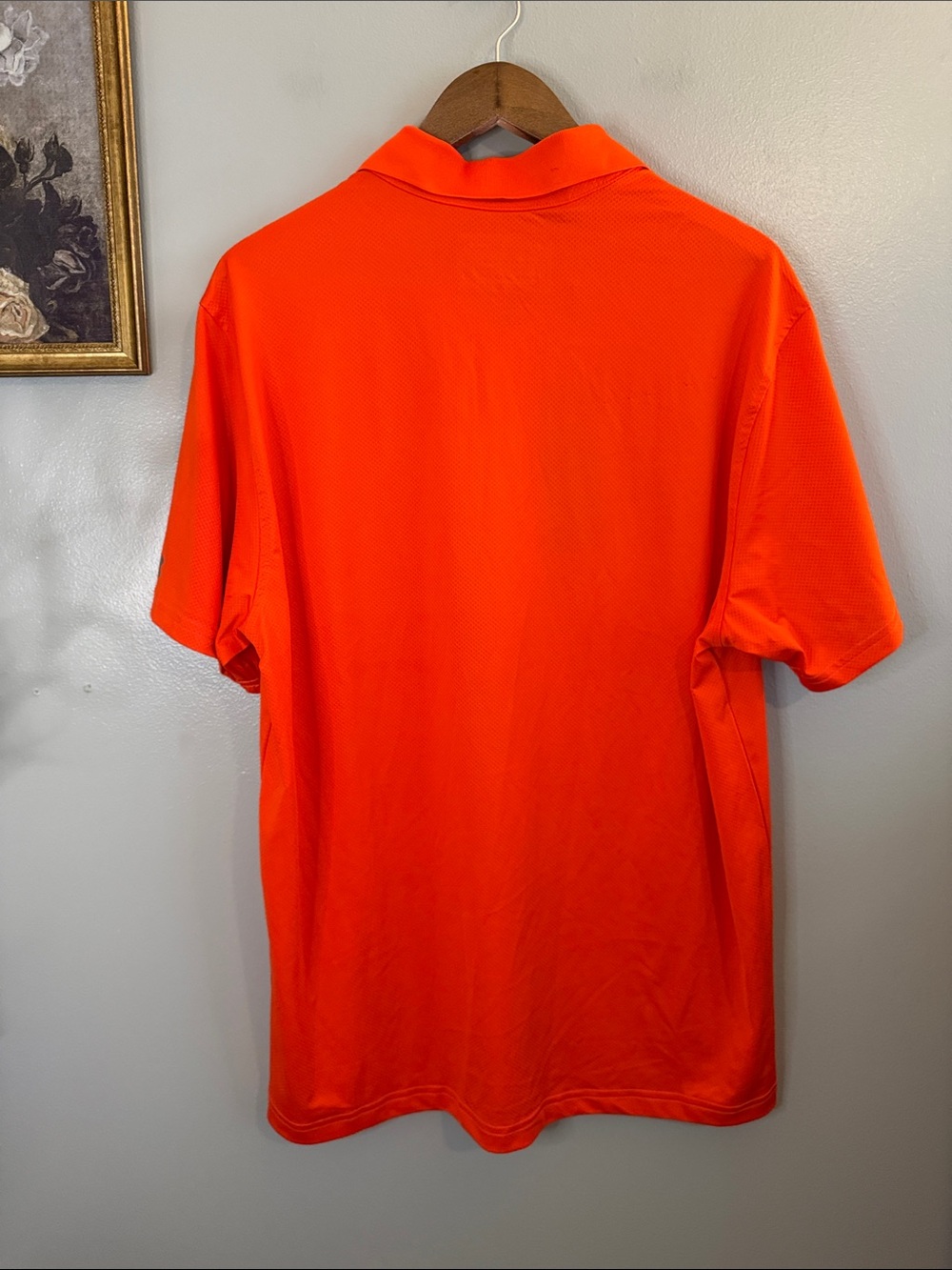 Under Armour Men’s XL Performance Golf Polo Orange HeatGear UPF 50+ NWT - Picture 9 of 9